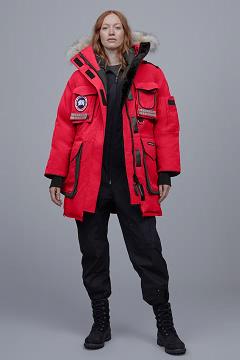 Chamarras Canada Goose Mujer Outlet - Snow Mantra Abrigos Rojos HT6905341